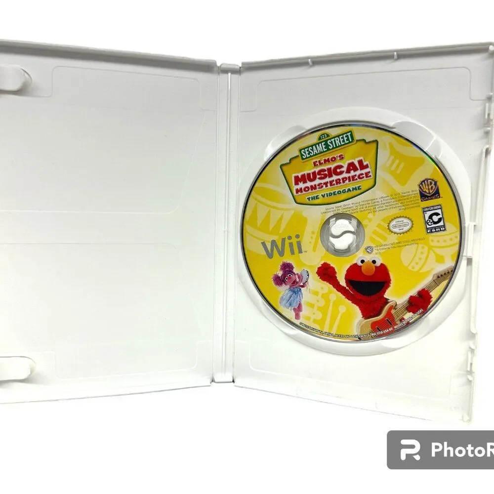 Nintendo Wii Sesame Street Elmo's Musical Monsterpiece The Videogame